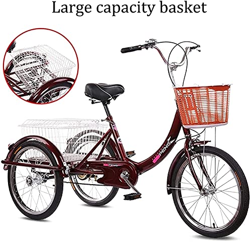 Triciclo 3 Ruedas para Adultos 20 Pulgadas miniatura 6