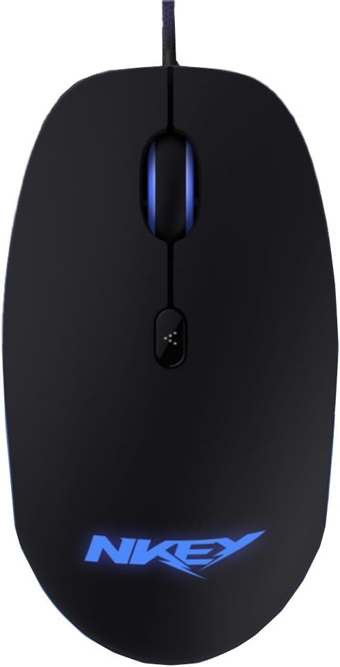 NKEY G007 mini Gaming Mouse, Super Fast 0.8ms Click Response Rate, LED effects, 3rd Generation Optical Sensor, 5 Adjustable DPI Levels