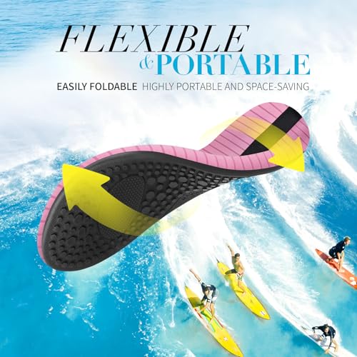 Image of Homitem Water Shoes for Women Men Aqua Socks Swim Beach Pool River Slip-On Barefoot Quick-Dry Vacation Cruise Essentials Accessories for Yoga Kayak Sports