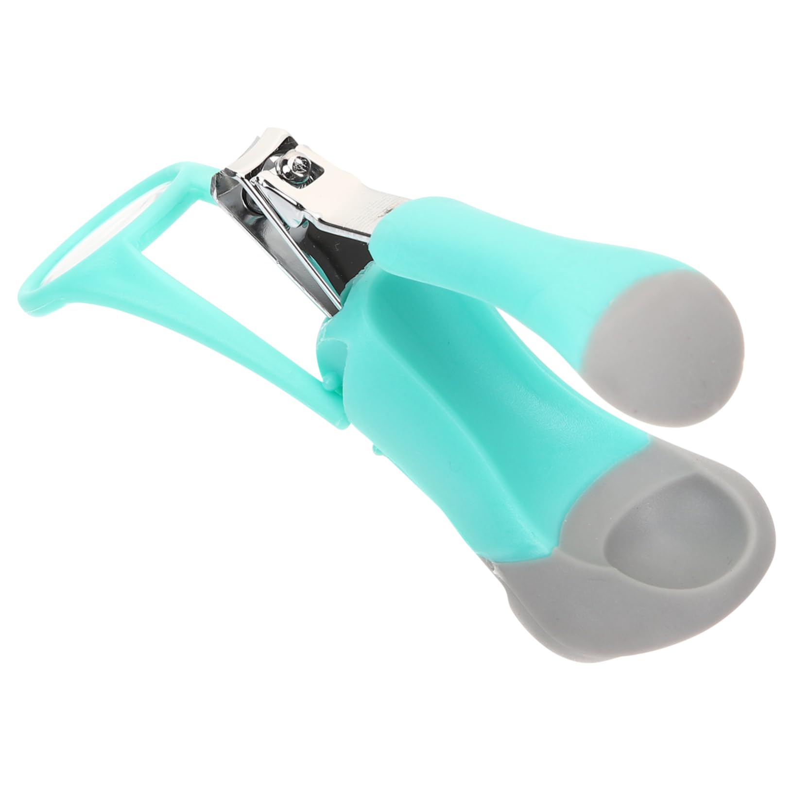 ibasenice 5piezas Cortaúñas De Acero Inoxidable Con Lupa Portátil Para Pedicura y Manicura Diseño Ergonómico Para Adultos y Seniors Fácil De Usar y Limpiar