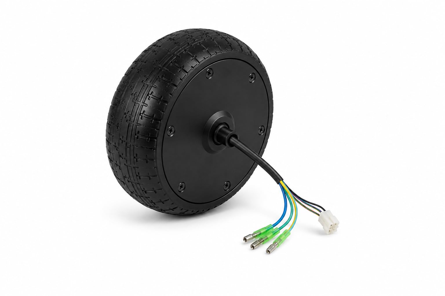 6.5 Inch Hoverboard Motor Wheel Replacement, Brushless Hub Motor Tire Assembly with Hall Sensor & Phase Wires, Compatible with Self Balancing Hoverboards, Black-image-49