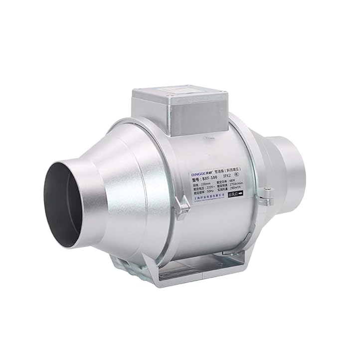 Buy Inline Fans Extractor Fan Quiet Duct Air flow 290 m³/h, Power 48W