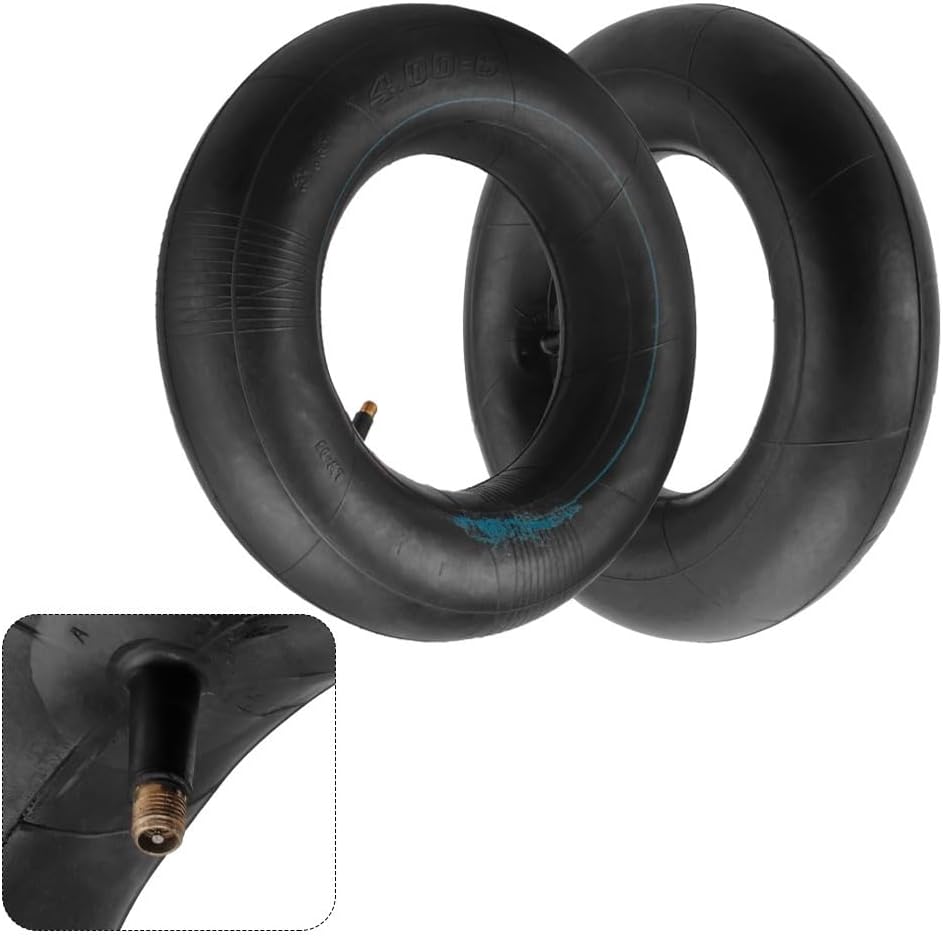 3.50/4.00-6 Tire Tube For TR13 Strainght Stem for 6" Wheelbarrow Hand Truck Trolley Lawn Mower Go Kart Spare