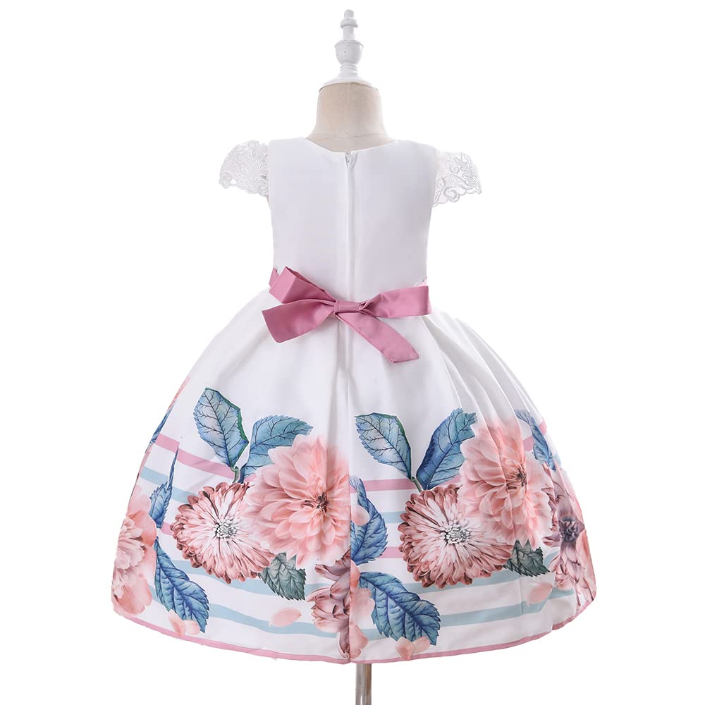 The Cosplay Life Elegant Flower Glown Dress provides a touch of magic for young fashion enthusiasts.