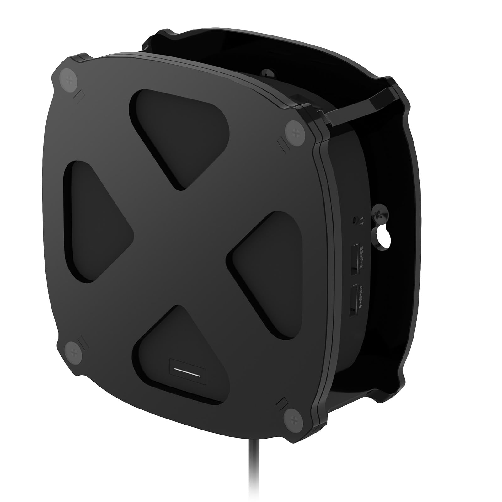 Wall and Under Desk Mount for HP USB-C Dock G5, Acrylic Docking Station Mounting Holder Compatible with HP USB-C Dock G5, for HP USB-C/A Universal Dock G2 (Black Holder Only)