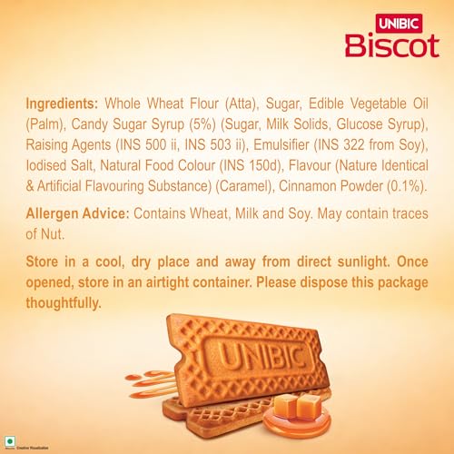 Image of Unibic Biscot |Cinnamon Flavoured | Caramelized Biscuit Cookies | 250g