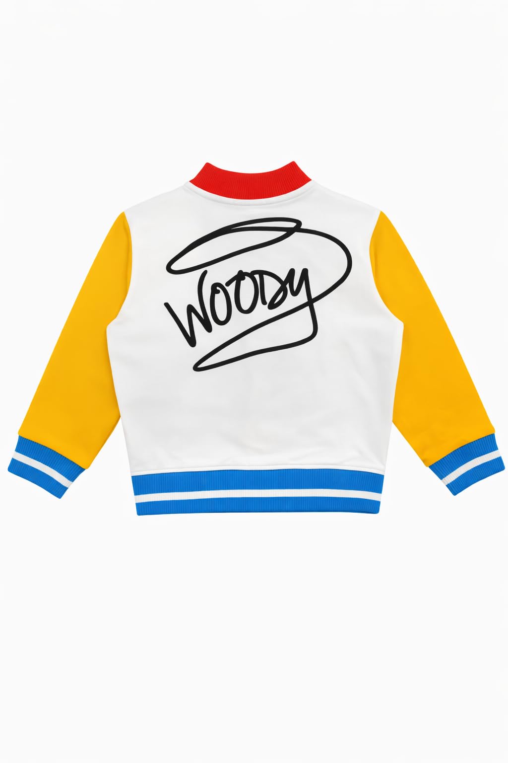 Disney Toy Story Giacca Varsity per Bambini Buzz Lightyear o Woody, Giubbotto Baseball Unisex per Bambini, 18 Mesi–6 Anni