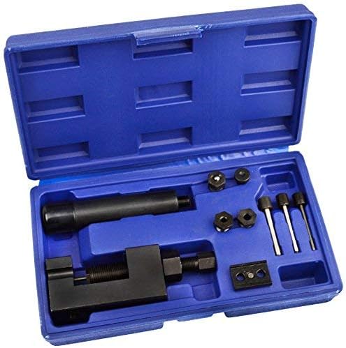 Chain Splitter Breaker and Riveting Rivet Riveter Tool Motorcycle Bike TE669