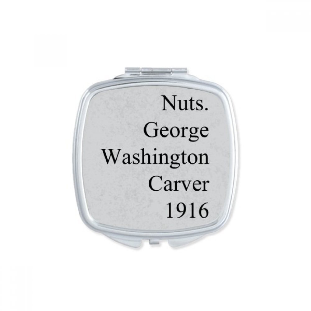 Miroir portable George Washington Carver compact maquillage sac à main
