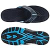 ChayChax Men’s Flip Flops Arch Support Sport Thong Sandals Non Slip Outdoor Beach Walking Slippers Blue #2