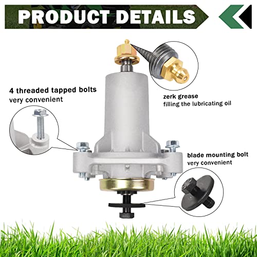 image for CheeMuii Spindle Assembly Fit Husqvarna YTH22V46 YTH24V48 YTA18542 Cra