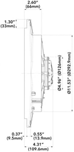 Miniatura 3 de Spal Ventilador extractor 30102052 (11 pulgadas de alto rendimiento; para uso con fusible de 30 amperios (por motor) a 13 V), 1 paquete