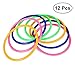 Produktbild TOYANDONA Kinder Ring werfen Spiel für Garten hinterhof Spiele im freien 12 stücke (zufällige Farbe)