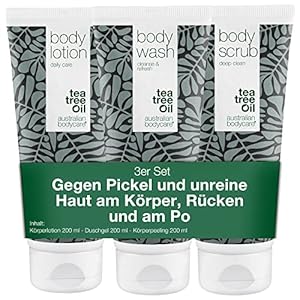 Australian Bodycare Teebaumöl Pickel Set für Körper
