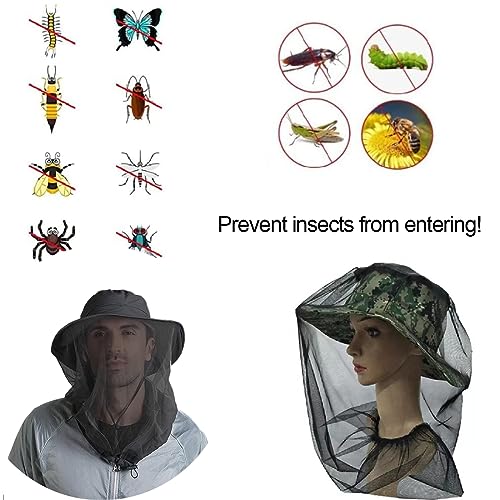 PLABBDPL Cappuccio a Prova di zanzara, 2Pcs