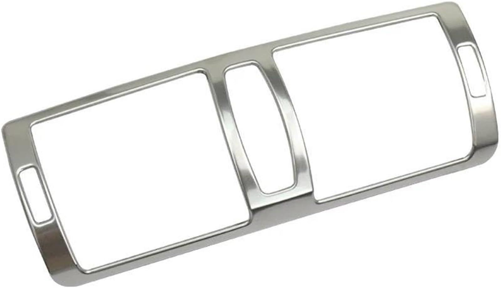 Garniture de commande centrale argentée au design premium pour BMW E87 - 4