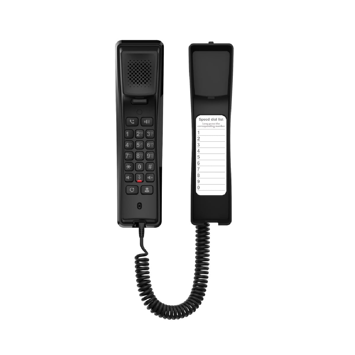 Alcatel 10IP Schnurgebundenes Telefon, VoIP kein Display Black