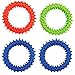 4Pcs Hérisson Sensorielle Et D'anneau Jouet, Doux Flexible Et D'anneau En Caoutchouc Pointes Aide à Réduire Le Stress Et Anxiety Favorise La Mise Au Point Et De Clarté Enfants, Jeunes, Adultes