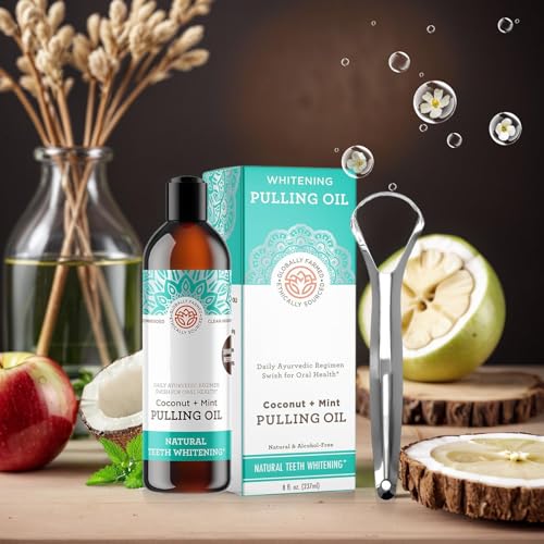 Mundspülung Für Erwachsene | Mundspülung gegen Mundgeruch inklusive Zungenschaber,237 Ml Naturgesundheitsprodukt Für Familie Freunde Frauen Männer – Bild 4