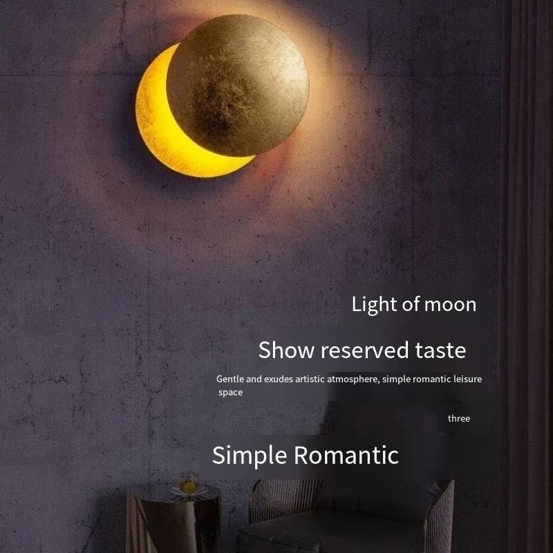 Nordic Solar Wall lamp Creative Light Luxury Corridor Corridor Stairs Bedroom Bedside Living Room TV Background Wall Porch lamp