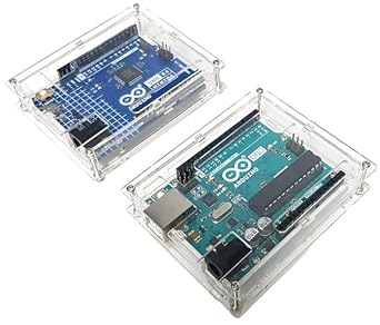 Enclosure for Arduino Uno, Transparent, 2 Pieces