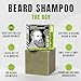 Professor Fuzzworthy's Beard Shampoo Bar - Tasmanian ACV - All Natural Ingredients - Tasmania Australia, 4.2 oz