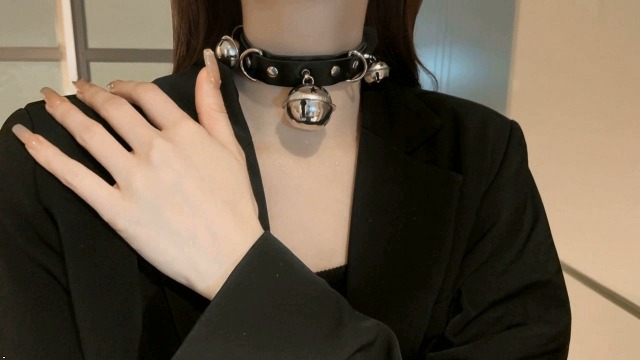 Amazon.co.jp: ルナリ チョーカー 鈴付き PUレザー 首輪 ベル バックル