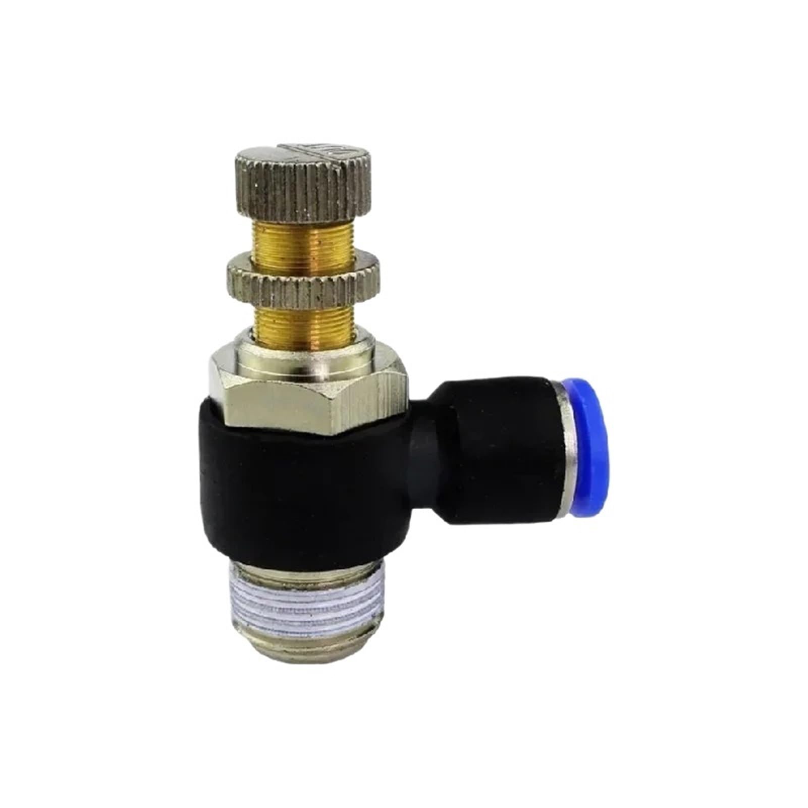 5/10 raccordi rapidi raccordi pneumatici M5 valvola a farfalla tubo flessibile regolabile (SL8-04, 10 pezzi)
