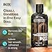 One-Step Shampoo & Conditioner – Men’s 2-in-1 Daily Shampoo & Conditioner with Castor Oil & Coconut for Clean, Smooth, Strengthened Hair, All-in-One Grooming Formula, 266 mL, 9 oz, by BOX90210