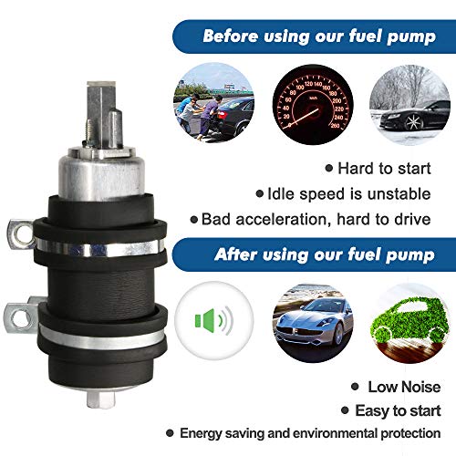 image for Apeixoto Fuel Pump Replacement Inline Fuel Pump 255LPH with High Press