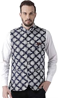 Men's Blended Bandhgala Festive Nehru Jacket/Waistcoat and Size Options