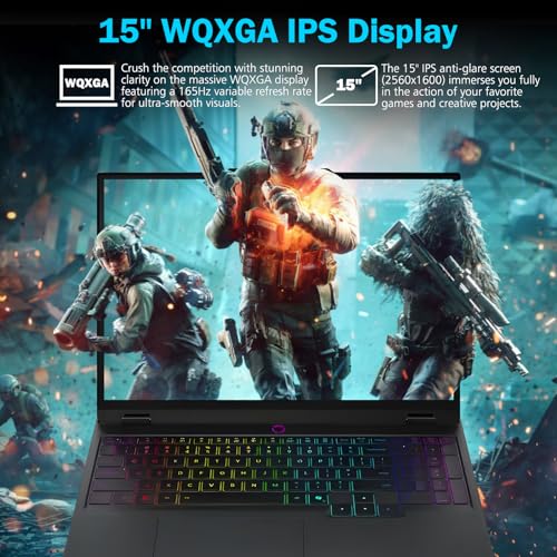 Image of Lenovo Legion 5 Gaming Laptop, 15.3 inch OLED WQXGA 165HZ IPS Display, AMD Ryzen AI 9 465 Laptop Computer, NVIDIA GeForce RTX 5070, 32GB DDR5 1TB SSD, RGB Backlit, Wi-Fi 7, Copilot Key, Windows 11 Pro