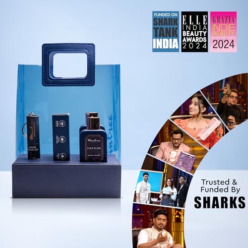 Image of Mintree 4 in 1 Bath and Hair Care Gift Hamper for Men, All Skin Types