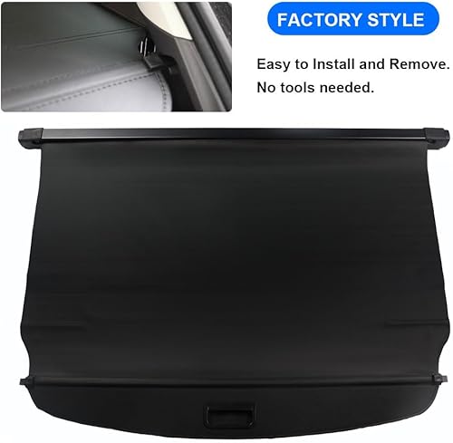 Miniatura 7 de Cubierta de carga para Kia Sportage 2011 2012 2013 2014 2015 2016 Accesorios trasero negro tronco sombra equipaje cubierta de seguridad