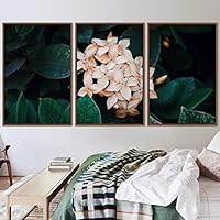 3 Piece Framed Canvas Wall Art Colorful Bohemian Bouquet Canvas Prints Home Artwork Decoration for Living Room,Bedroom - 16