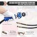 VEVOR 15FT Semi Truck Air Lines Kit with 2PCS Glad Hands, 3-in-1 Air Hoses & 7 Way ABS Electric Power Line, with 2PCS Gladhand Handles, 4PCS Seals and Tender Spring Kit for Semi Truck Trailer Tractor
