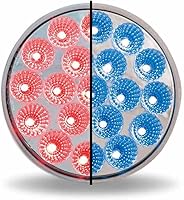 Vista 1 de 4 LED de doble revolución rojo/azul