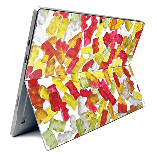 Image of MightySkins Carbon Fiber Skin for Microsoft Surface Pro 7 - Gummy Bears | Textured Carbon Fiber Finish | Easy to Apply, Remove, and Change Styles | Made in The USA