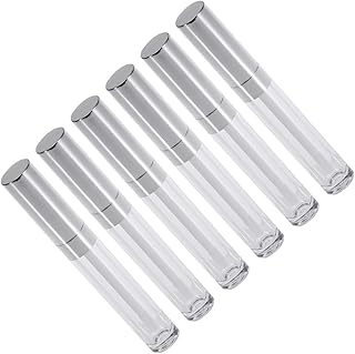 Beaupretty 6 Peças Mini Recipientes De Plástico Recipientes De Plástico Para Viagem Recipientes De Plástico Transparente Recipientes De Brilho Labial Transparente Recipiente De Amostras De