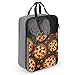 Pizza Food Shoe Bags for Travel Water-Resistant Shoes Pouch with Handle Fashion Shoe Organizer with Zipper Closure Portable Sneaker Carrier for Men & Women Daily Use