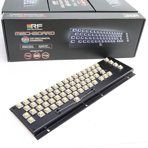 Clavier mécanique Mechboard 64 ravivez la nostalgie du Commodore 64 avec des LED bleues