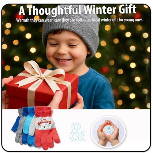 Image of Nickelodeon Boys 4 Pack Mitten or Glove Set: Paw Patrol and Blaze (Toddler /Little Boys)