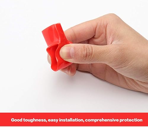 Miniatura 2 de 6 unids protector eléctrico cabrestante motor cable terminal arranque batería terminal cubierta de protección de PVC cubiertas aislantes color