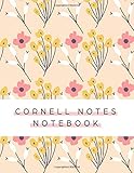  Cornell Notes Notebook: Pretty Large Notebook for Cornell Style Notes  College Ruled Medium Lined Journal  Easy Notetaking for College and ... Cover (Cornell Notepaper Notebooks, Band 8)