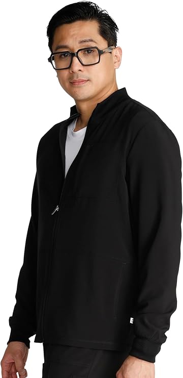 Cherokee Men Scrubs Jacket Zip Front CK394A