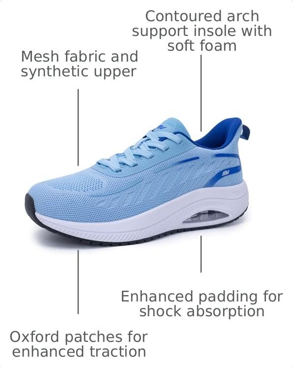 Image of Women Arch Support Walking Shoes Orthotic Plantar Fasciitis Sneakers