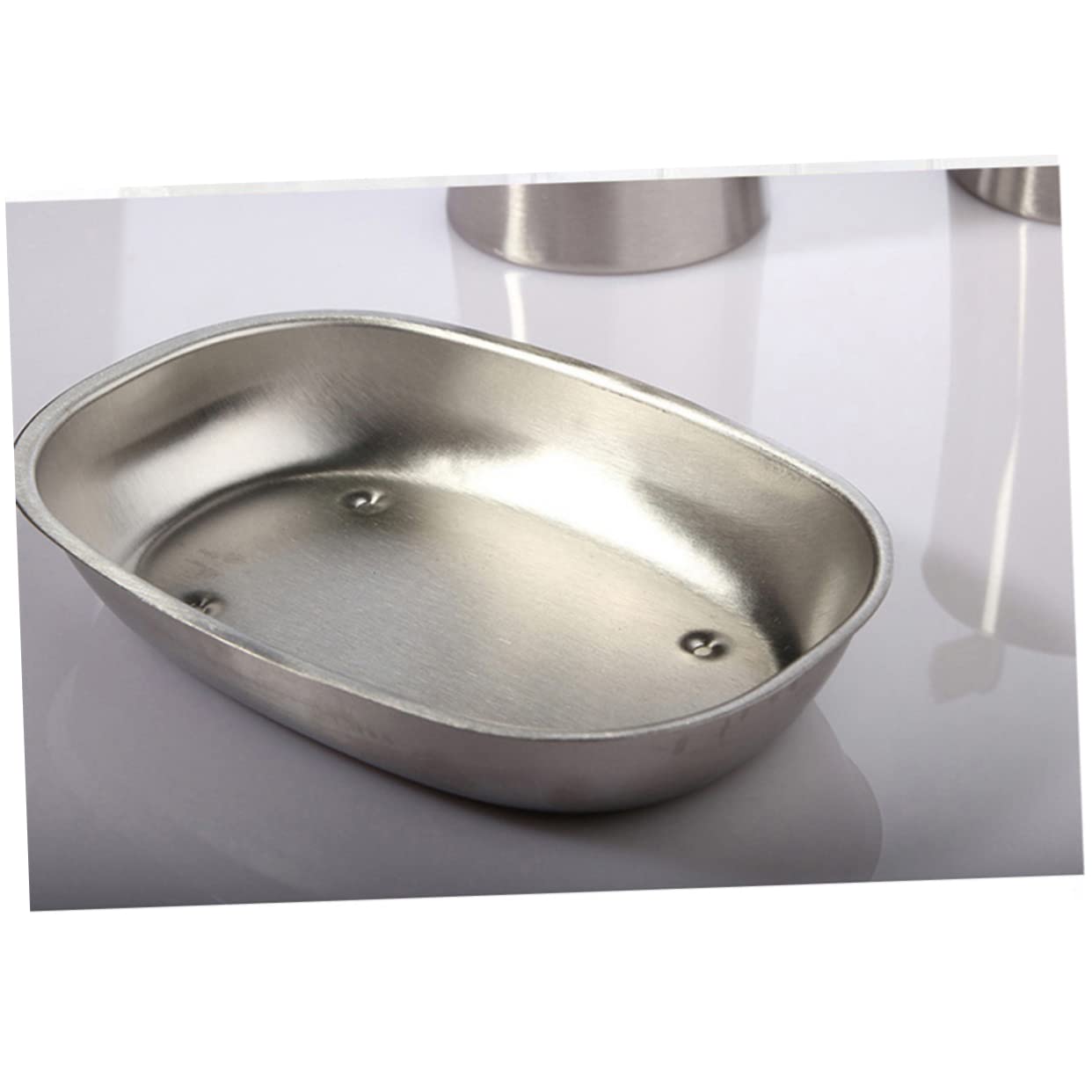 Cabilock 3 Jaboneras Elegantes de Doble Capa de Acero Inoxidable para Baño Y Cocina.