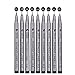 Produktbild Fineliner Stifte Set,Pigment Liner Set 9 Stück Assorted Nib Größen Wasserdicht Schwarz Micro Pens mit Pinsel für Office-Dokumente Artist Zeichnen Künstler Illustration