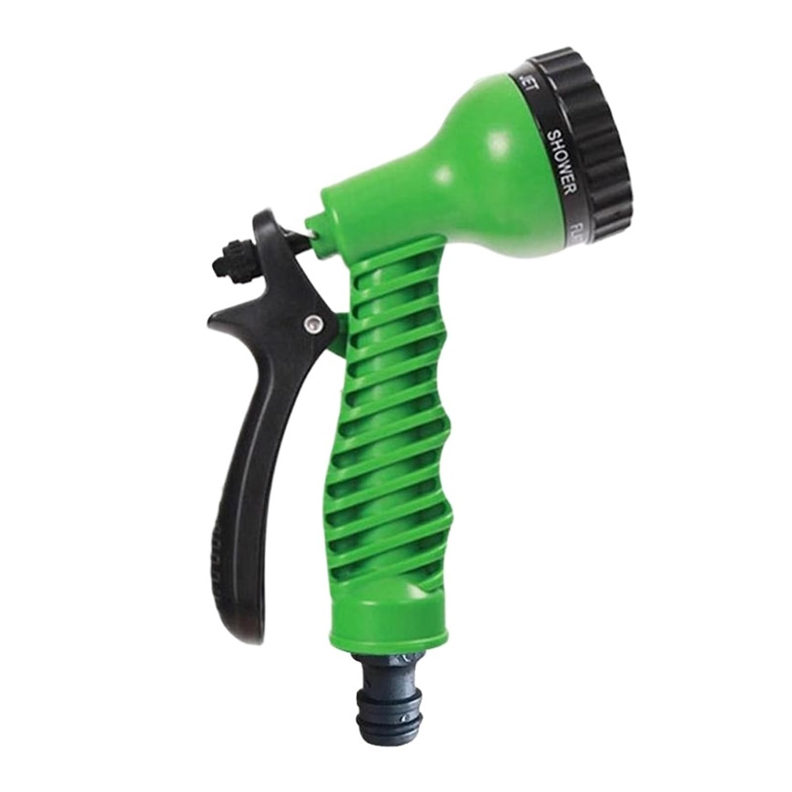 KKXXYQFC Pistolet natryskowy z wężem ogrodowym Regulowany wąż ogrodowy Pistolet wysokociśnieniowy Dysza zraszacza Samochodowa myjka wodna Łatwy w użyciu (zielony*10)