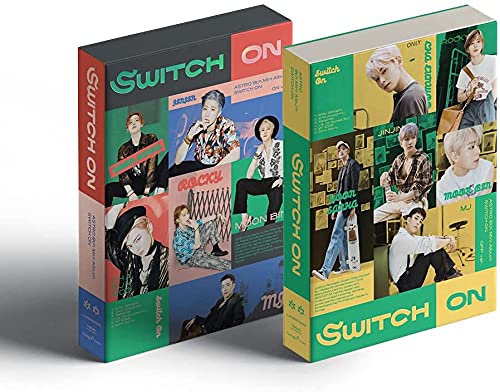 Astro - Switch ON (All Covers Full SET incl. CD, Photobook, Lyric Book, Photocards, Sticker, Postcard, Folded Poster, Extra Photocards)